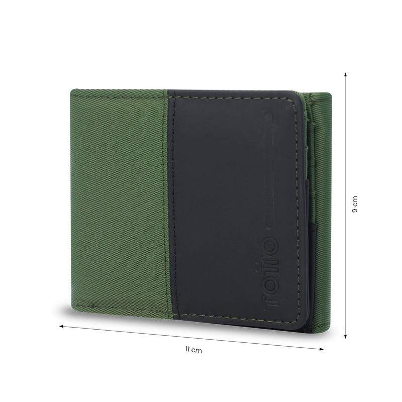 Billetera para Hombre Ermac 3.0 con RFID Blocker Verde