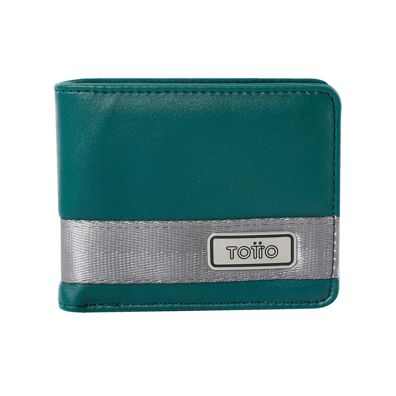 Billetera Leather RFID Vlideri - Color: Verde