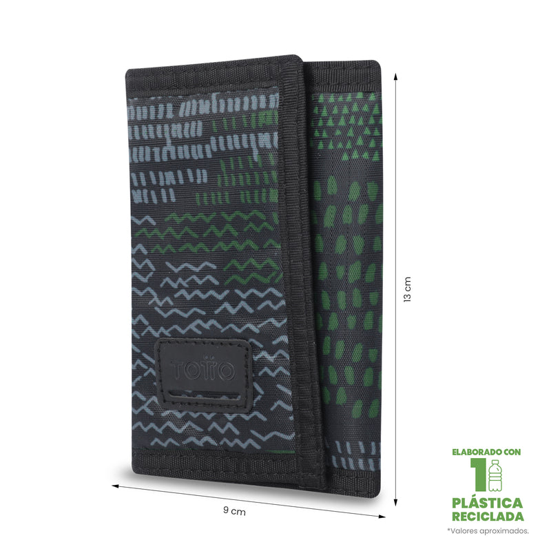 Billetera para Hombre Tojal con RFID Blocker Negra