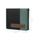 Billetera para hombre halvo con rfid blocker verde