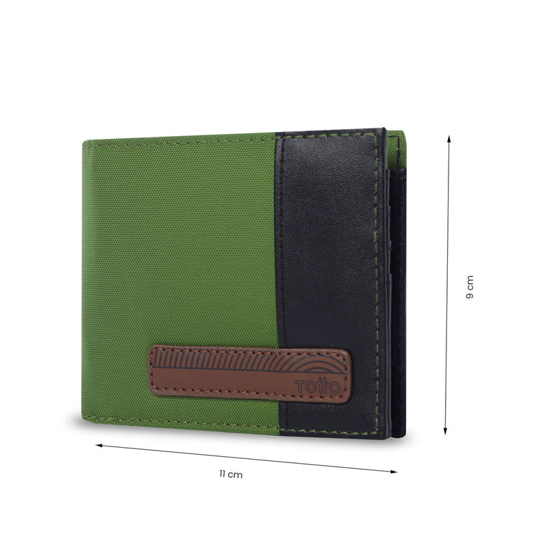 Billetera para Hombre Halvo con RFID Blocker Verde
