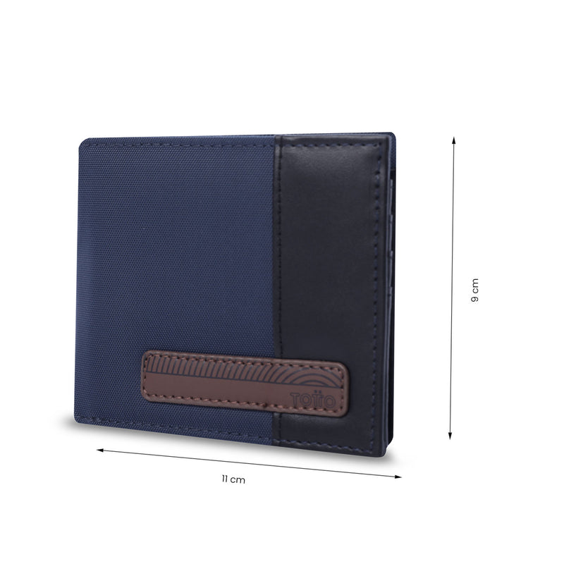 Billetera para Hombre Halvo con RFID Blocker Azul