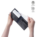 Billetera para Hombre Halvo con RFID Blocker Azul