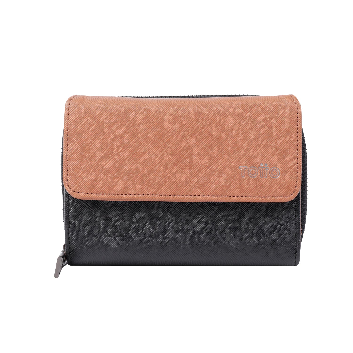 Billetera Cancri Tipo Agenda Con Rfid Blocker - Color: Terreo