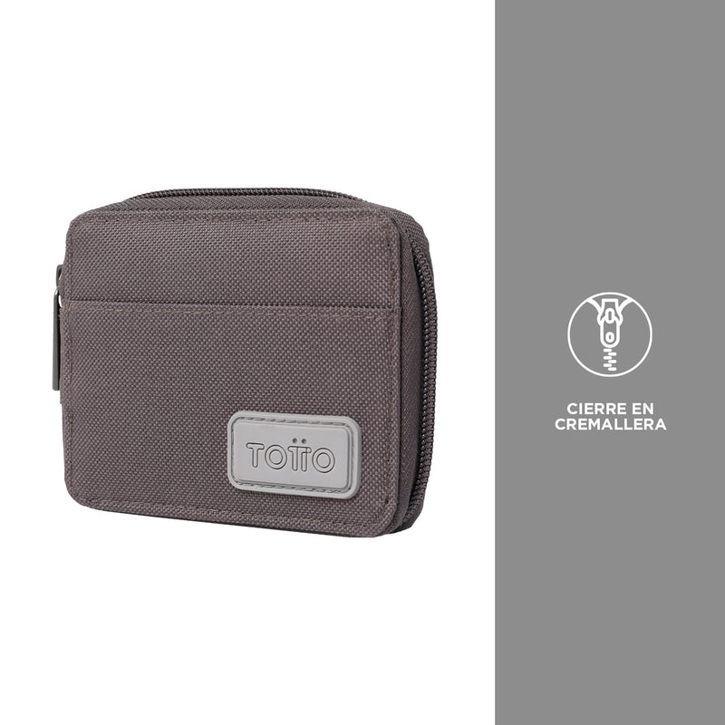 Billetera Lona RFID Maldonado - Color: Gris