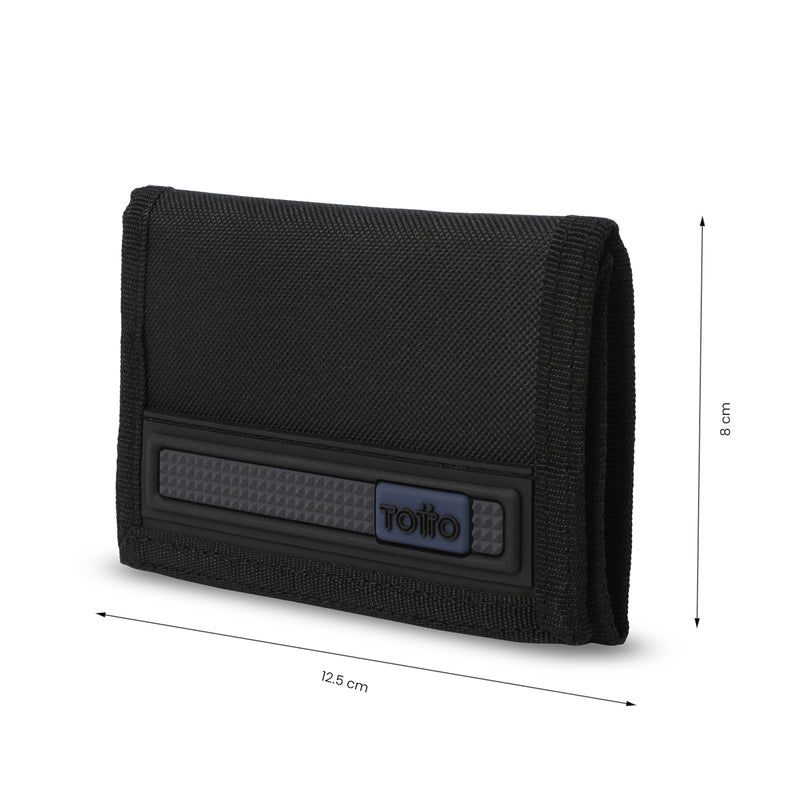 Billetera para Hombre Bacalao con RFID Blocker Negra