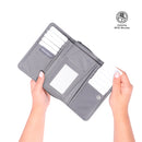 Billetera Varuna Mediana - Color:Gris