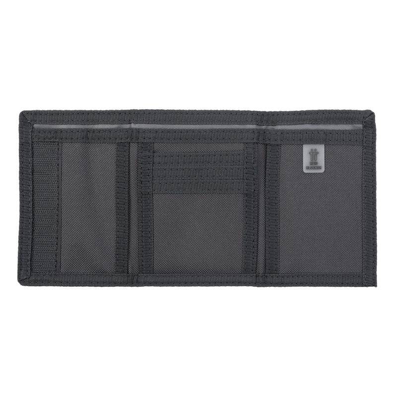 Billetera en lona RFID Jaby - Color: Gris