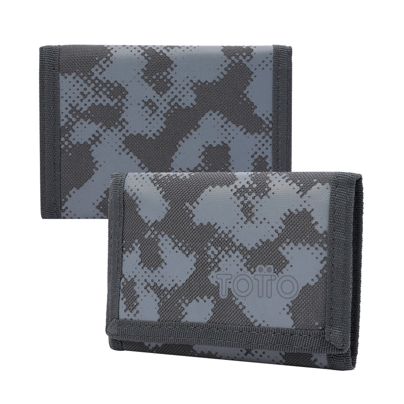 Billetera en lona RFID Jaby - Color: Gris