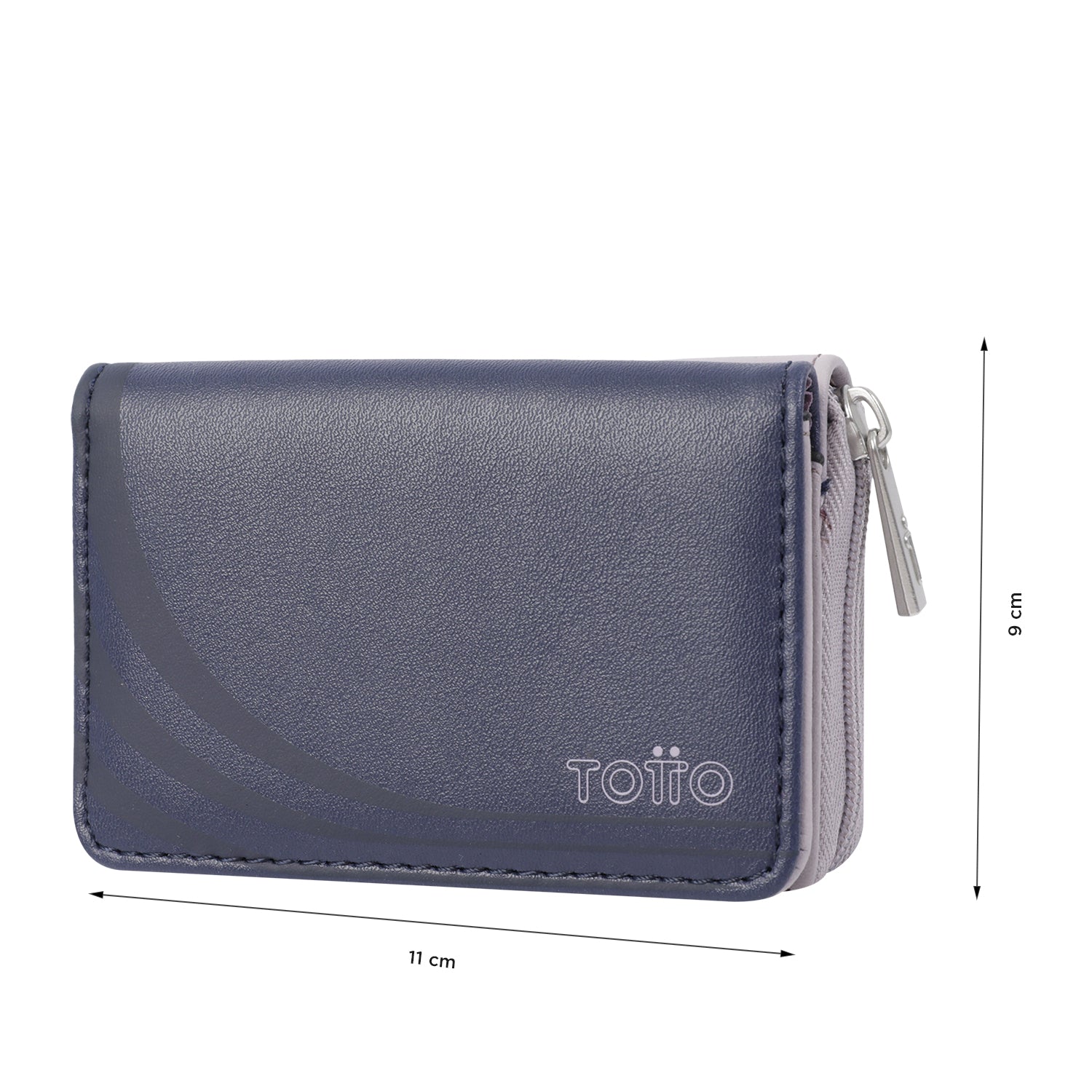 Billetera Mini Tipo Agenda Con Rfid Blocker - Color: Morado