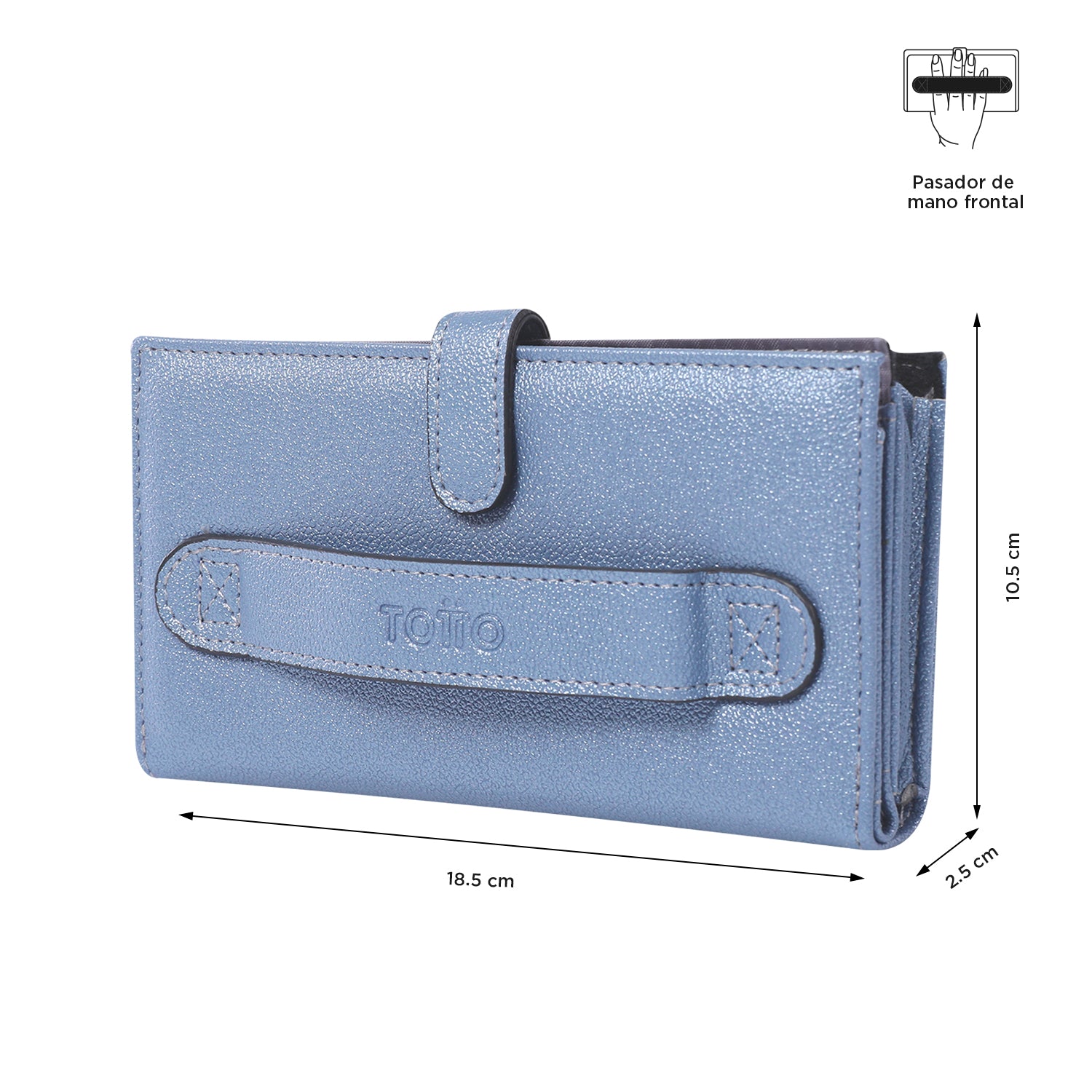 Billetera Para Mujer Vasty - Color: Gris