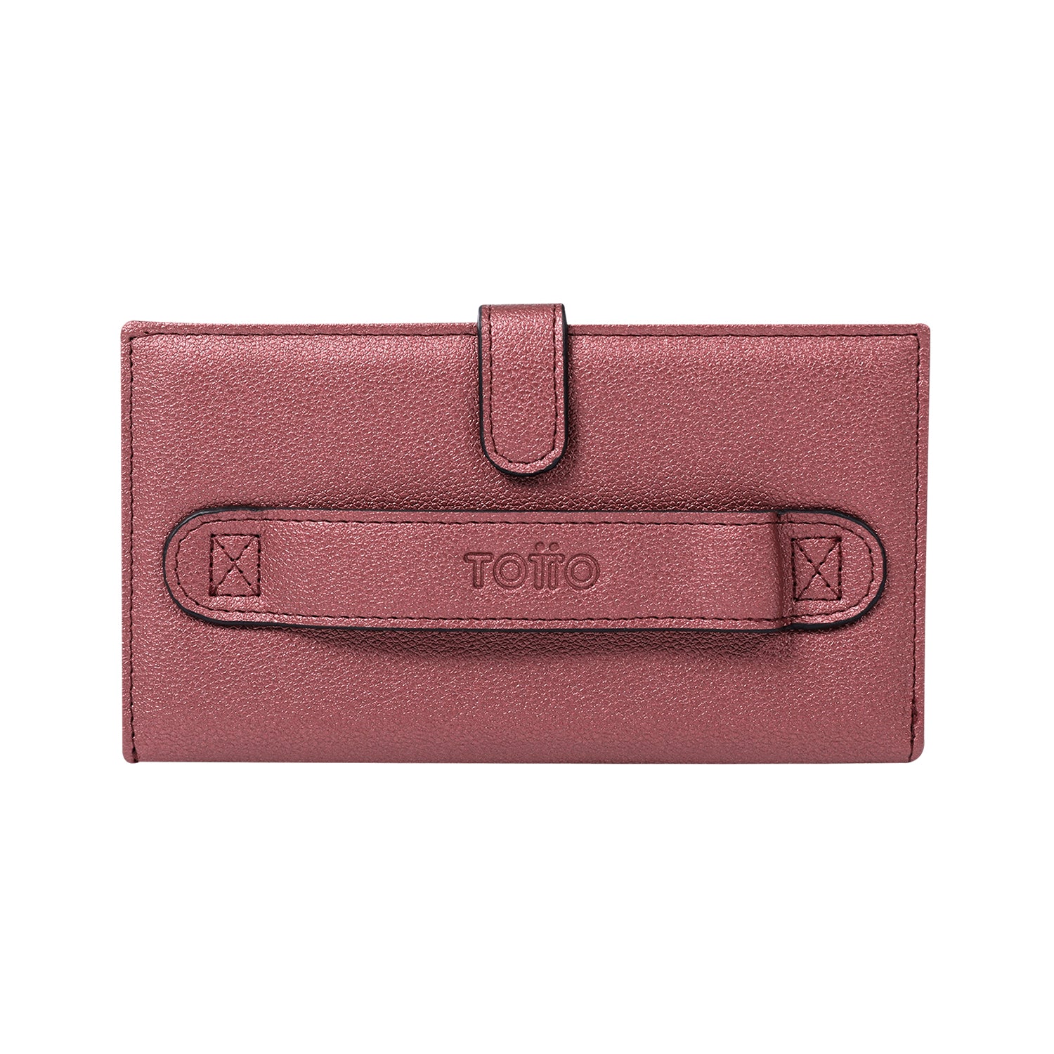 Billetera Para Mujer Vasty Grande Rosada