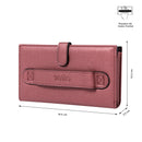 Billetera Para Mujer Vasty Grande Rosada