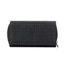 Billetera Texture Var Negra mediana