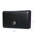 Billetera Style Nob Con RFID Blocker Negra Mujer