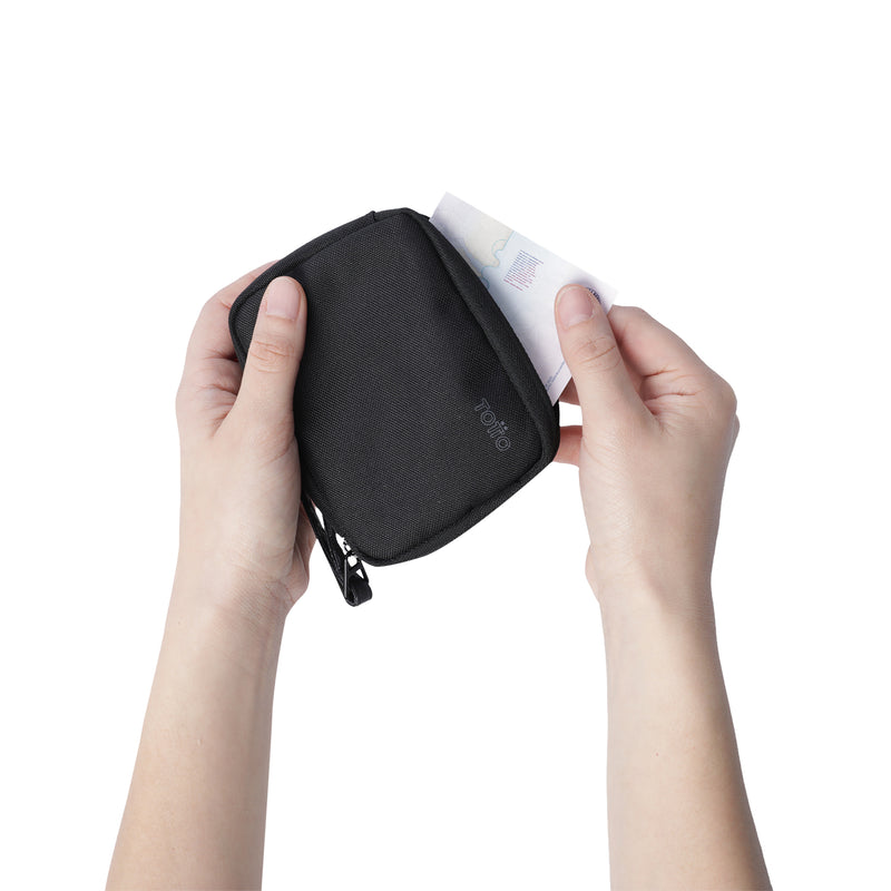 Monedero para Mujer Delion Pequeño Negro