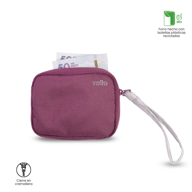 Monedero para Mujer Delion Pequeño Rosado