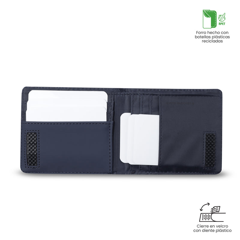 Billetera para Hombre Dagoba 3.0 con RFID Blocker Azul