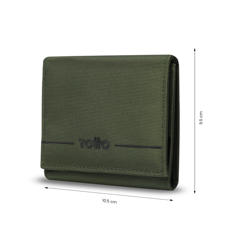 Billetera para Hombre Sayle con RFID Blocker Verde