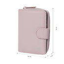 Billetera Daintty con RFID Blocker Rosada