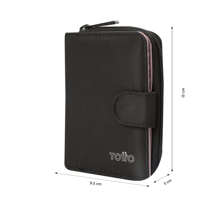 Billetera Daintty con RFID Blocker Negra