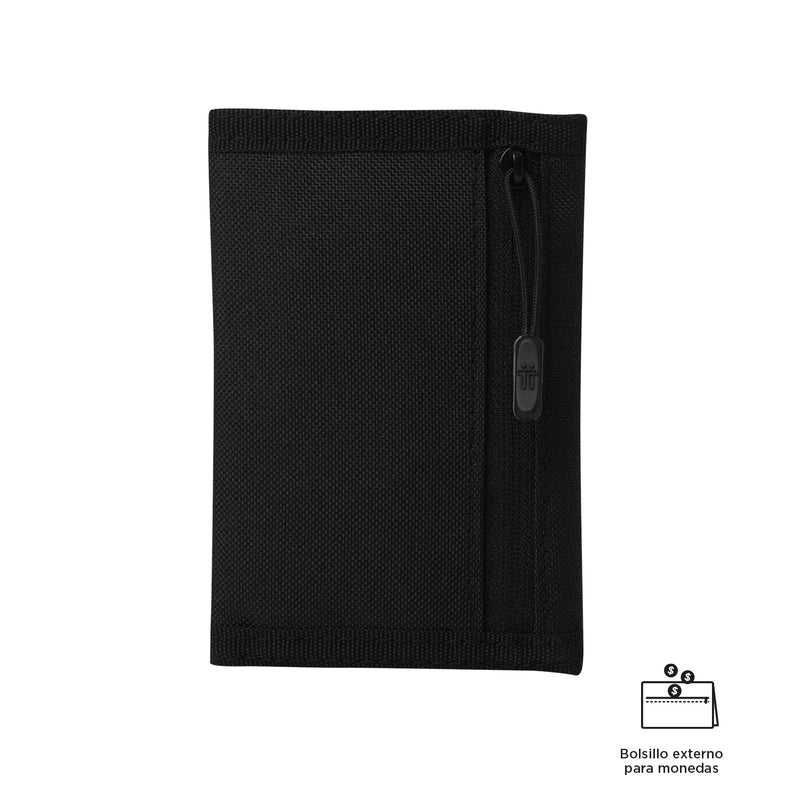 Billetera Riva Can con RFID Blocker Negra