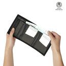 Billetera Riva Can con RFID Blocker Cafe