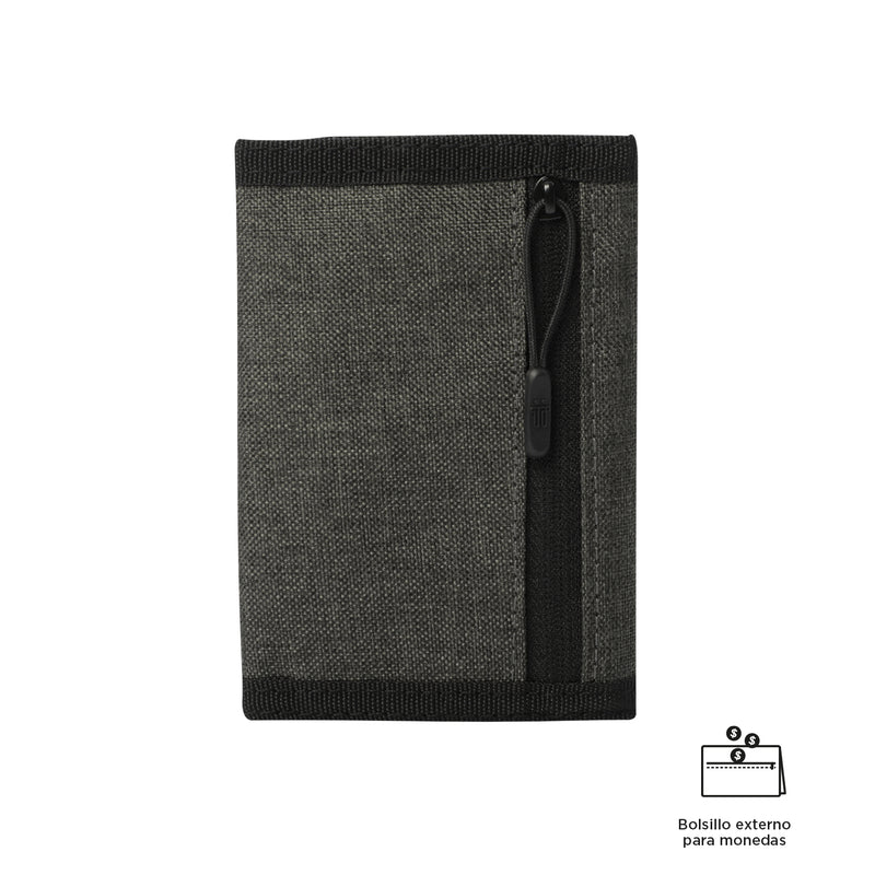 Billetera Riva Can con RFID Blocker Cafe