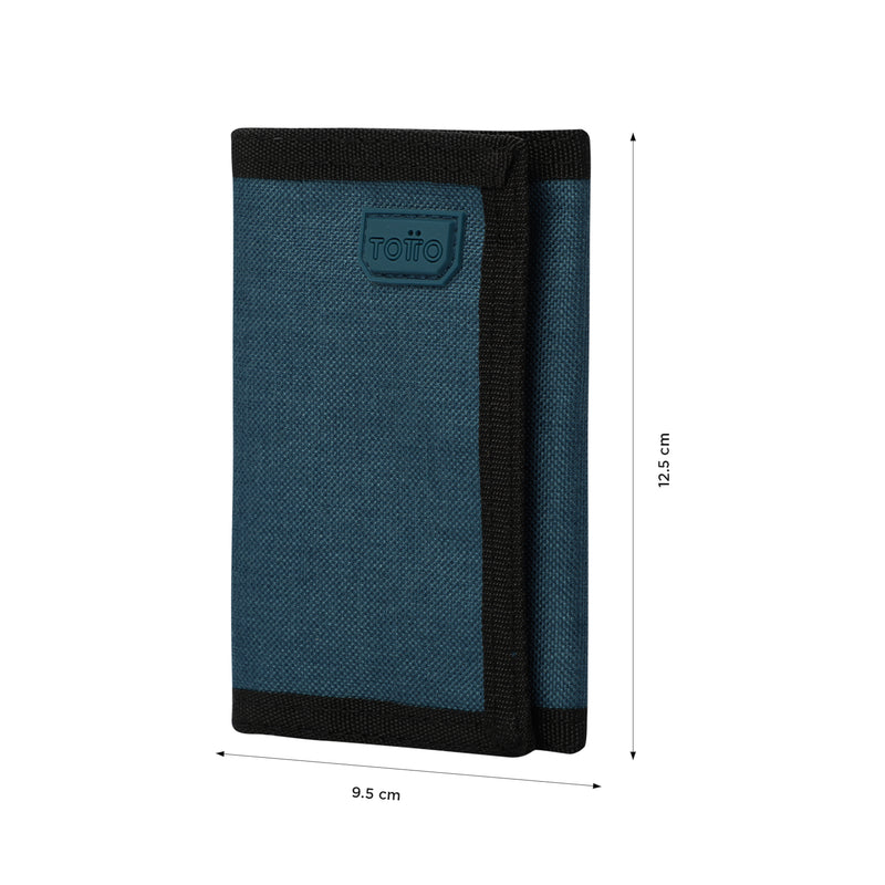 Billetera Riva Can con RFID Blocker Azul
