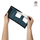 Billetera Riva Can con RFID Blocker Azul