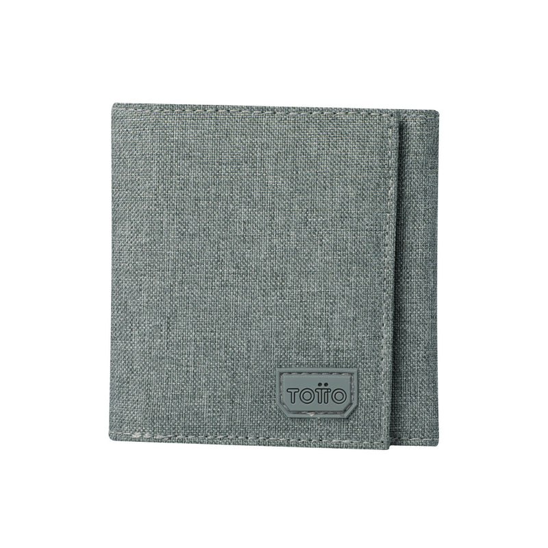 Billetera Riva Aq con RFID Blocker Gris