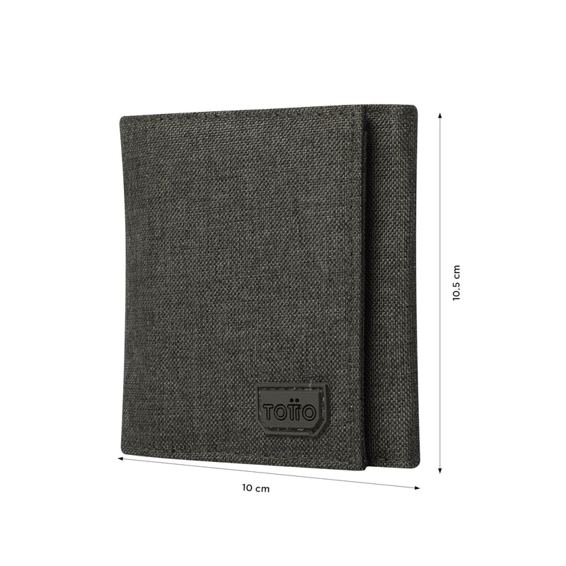 Billetera Riva Aq con RFID Blocker Café