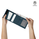 Billetera Riva Aq con RFID Blocker Azul