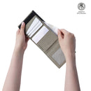 Billetera para Hombre Riva Aq con RFID Blocker Beige