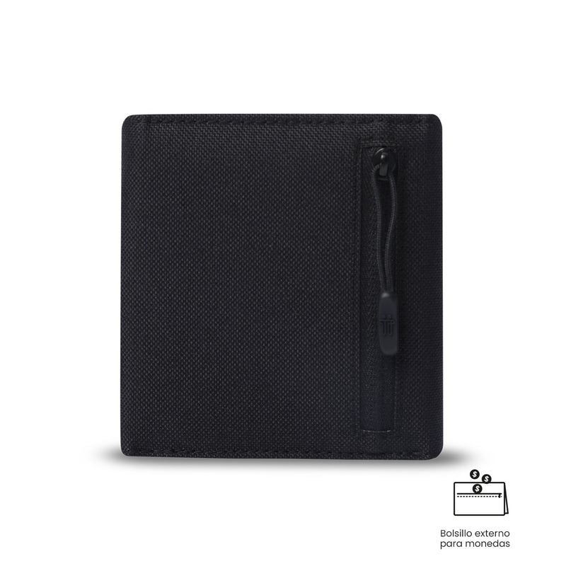 Billetera para Hombre Riva Aq con RFID Blocker Negra