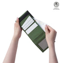 Billetera para Hombre Riva Aq con RFID Blocker Verde