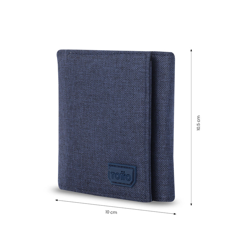 Billetera para Hombre Riva Aq con RFID Blocker Azul