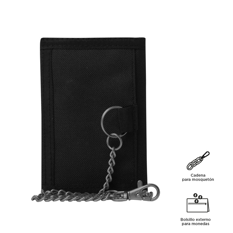 Billetera Riva Mee con RFID Blocker Negra