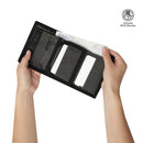 Billetera Riva Mee con RFID Blocker Café