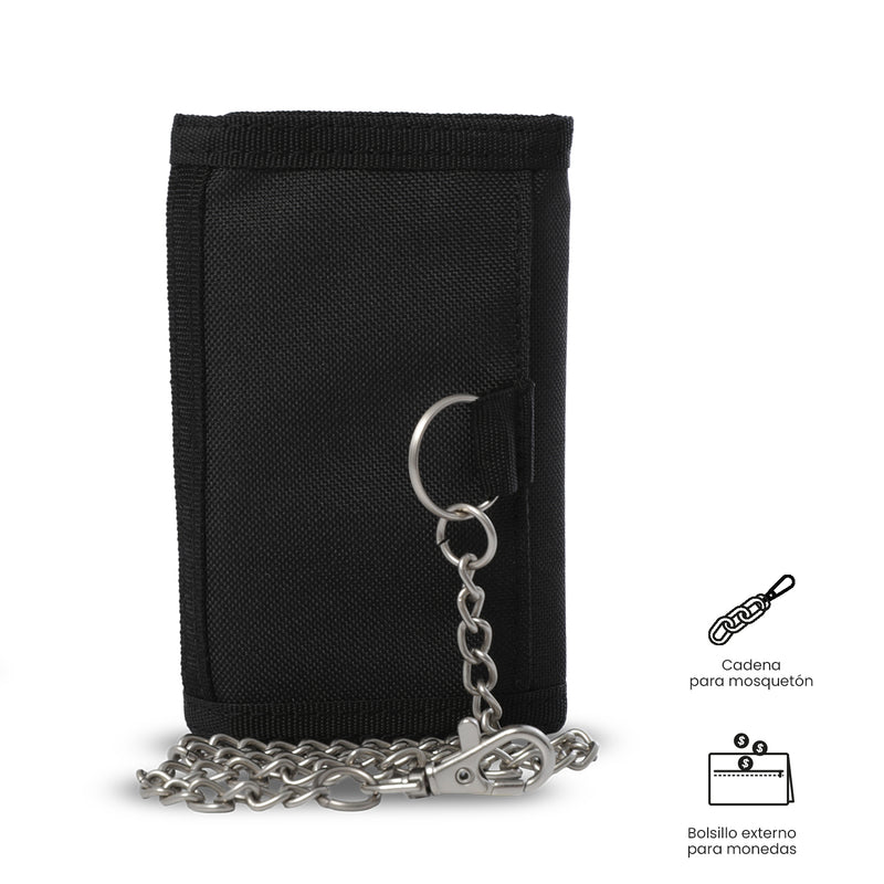 Billetera para Hombre Riva Mee con RFID Blocker Negra