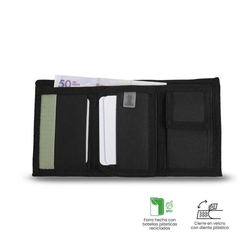 Billetera para Hombre Riva Mee con RFID Blocker Verde