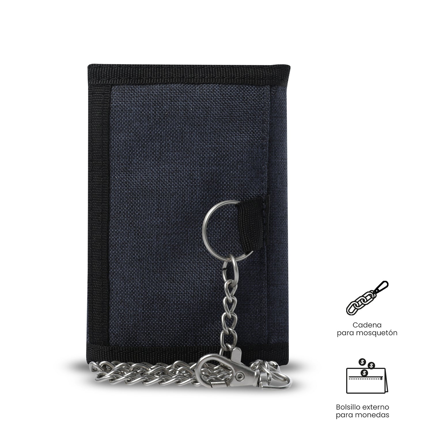 Billetera para Hombre Riva Mee con RFID Blocker Azul