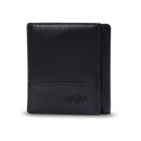 Billetera para Hombre Saffiano Aqi con RFID Blocker Negra