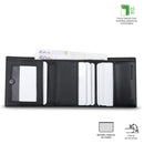 Billetera para Hombre Saffiano Aqi con RFID Blocker Negra