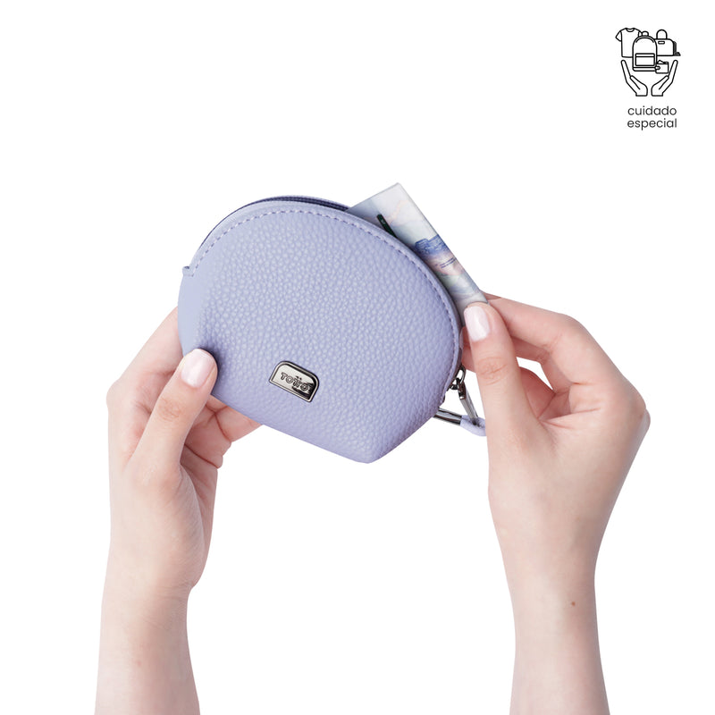 Monedero para Mujer Smooth Dal Pequeño Morado