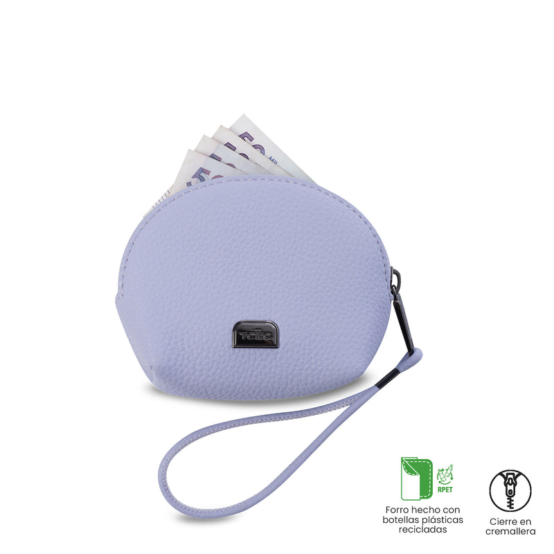 Monedero para Mujer Smooth Dal Pequeño Morado