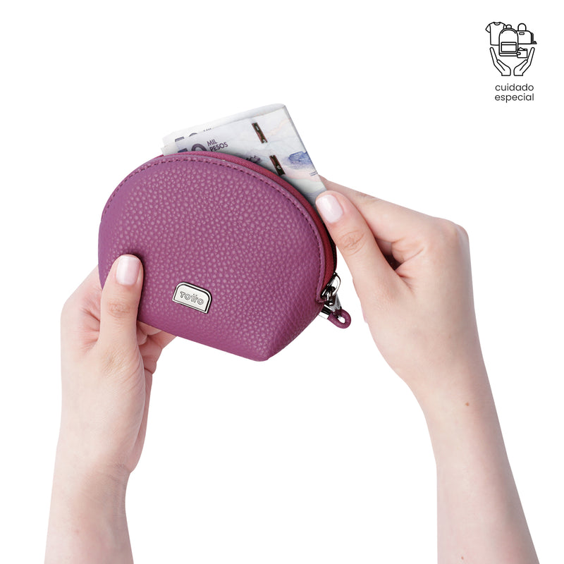 Monedero para Mujer Smooth Dal Pequeño Rosado