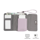 Billetera Smooth Cri con RFID Blocker Rosada