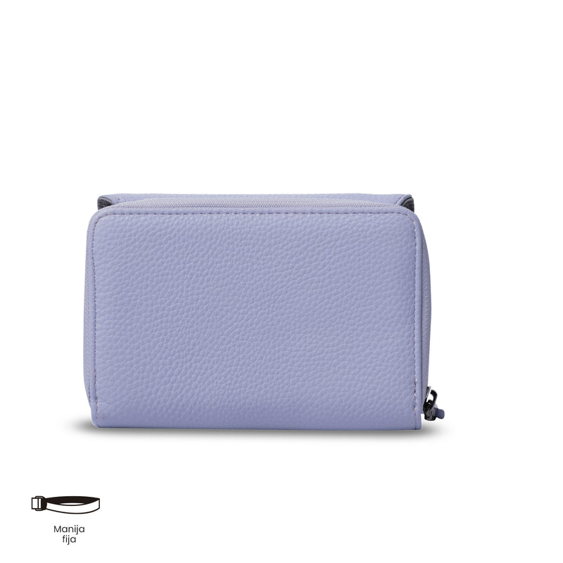 Billetera para Mujer Smooth Cri con RFID Blocker Morada