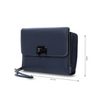 Billetera para Mujer Smooth Cri con RFID Blocker Azul